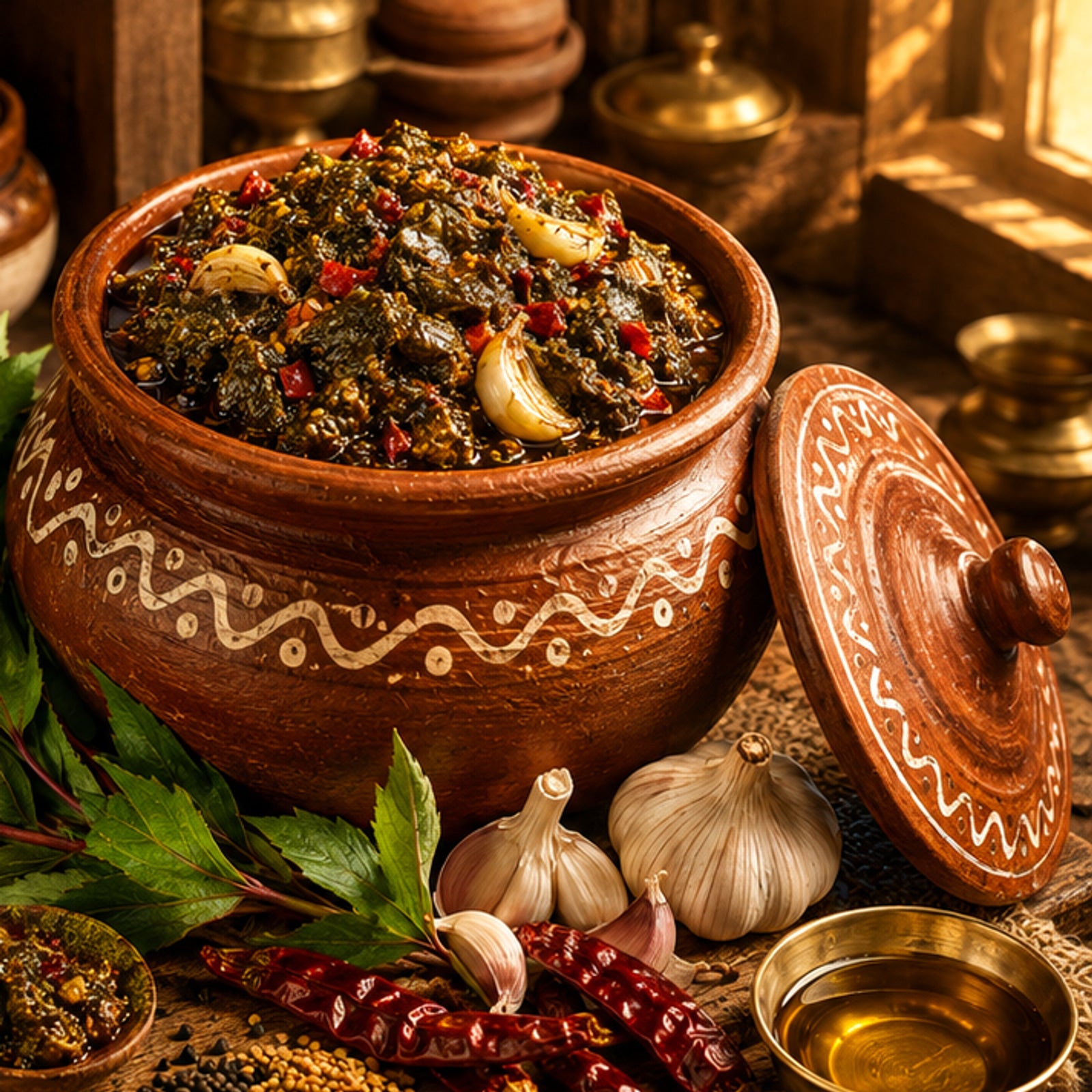 JĀTARAO Gongura Pickle – 200 g colour product close-up