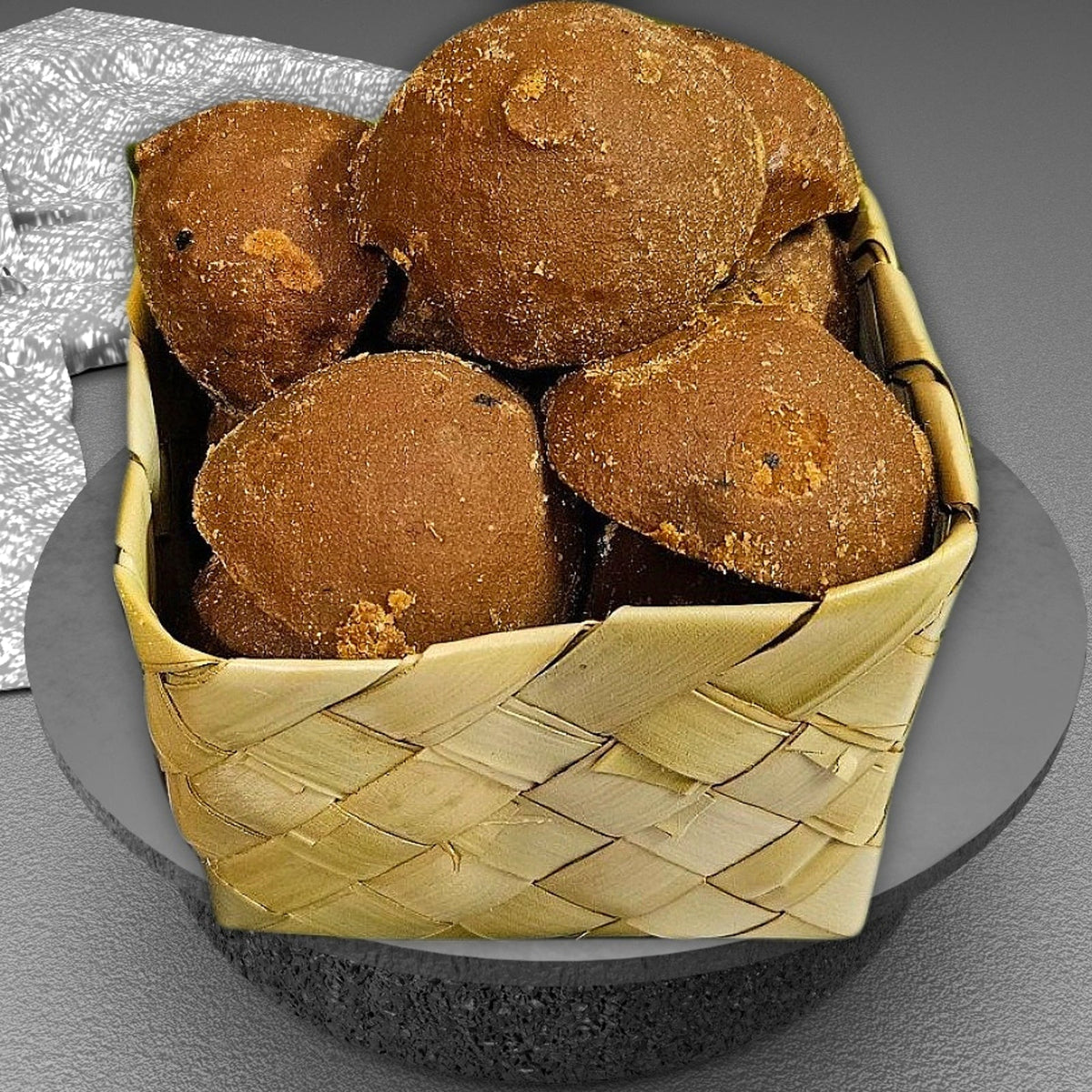 JĀTARAO Palm Jaggery colour product close-up